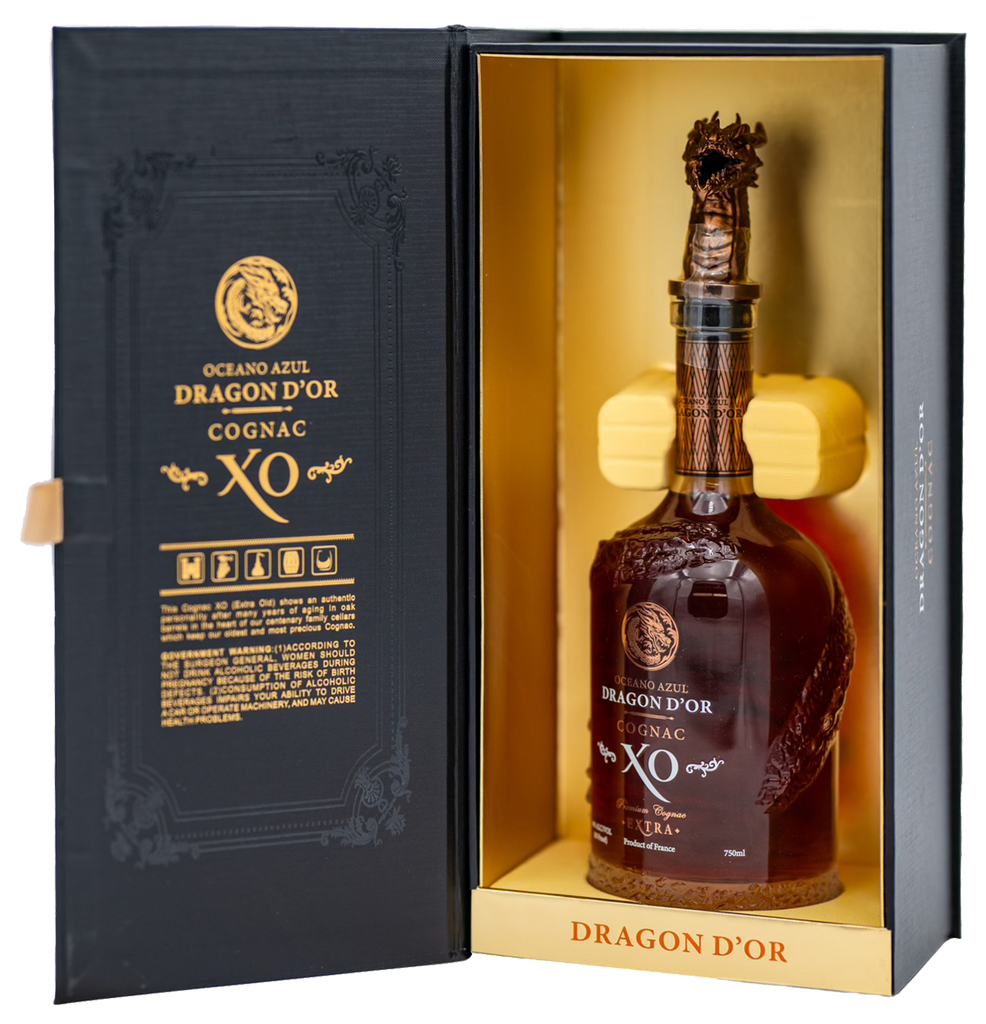 OCEANO AZUL DRAGON D OR COGNAC XO FRANCE 750ML