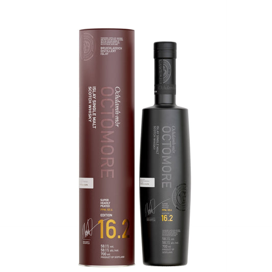 BRUICHLADDICH OCTOMORE SERIES SCOTCH SINGLE MALT ISLAY 16.2 EDITION 700ML LIQ