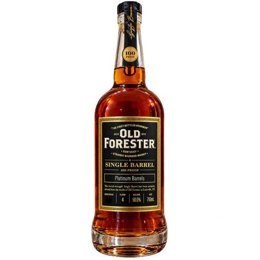 OLD FORESTER BOURBON SINGLE BARREL 100PF KENTUCKY 750ML LIQ