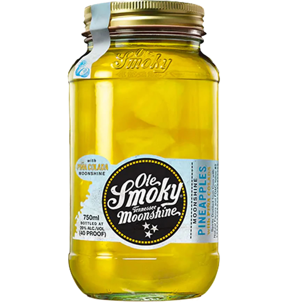 OLE SMOKY MOONSHINE PINEAPPLES 750ML - Remedy Liquor