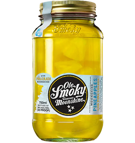 OLE SMOKY MOONSHINE PINEAPPLES 750ML - Remedy Liquor