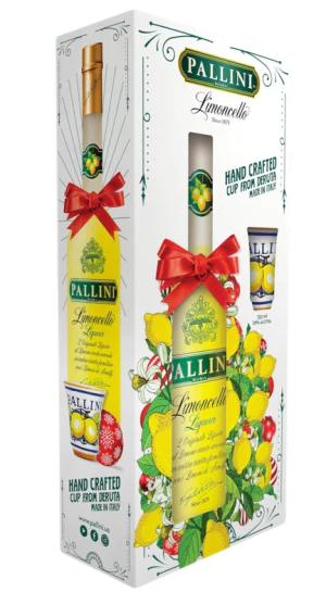 PALLINI LIMONCELLO LIQUEUR GFT PK CAMPANIA ITALY 750ML Spirits