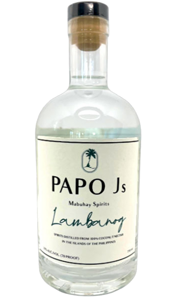 PAPO JS SPIRIT LAMBANOG FROM COCONUT NECTAR PHILIPPINES 750ML - Remedy Liquor