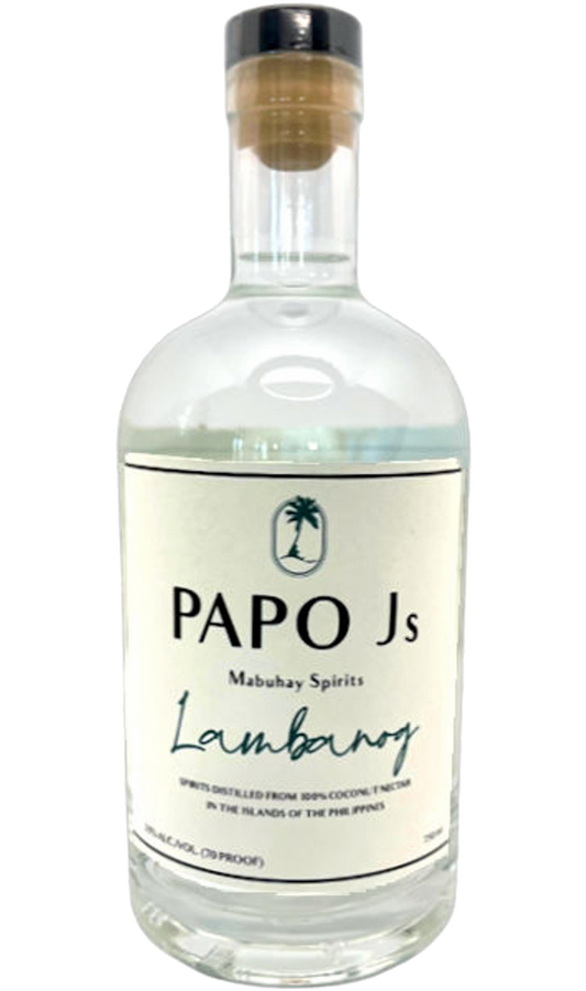 PAPO JS SPIRIT LAMBANOG FROM COCONUT NECTAR PHILIPPINES 750ML - Remedy Liquor