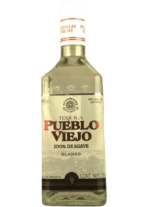 PUEBBLO VIEJO TEQUILA BLANCO 750ML