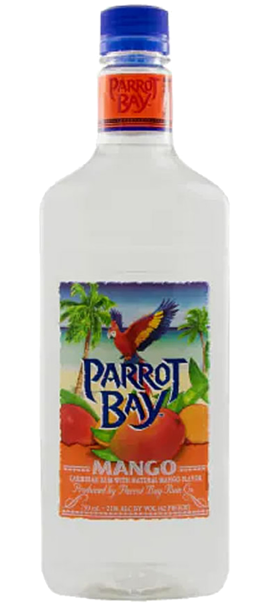 PARROT BAY RUM MANGO FLAVOR 90PF 750ML