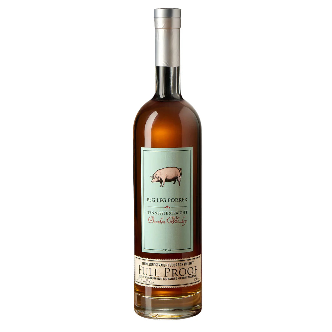 PEG LEG PORKER BOURBON WHISKY STRAIGHT FULL PROOF TENNESSEE 750ML LIQ