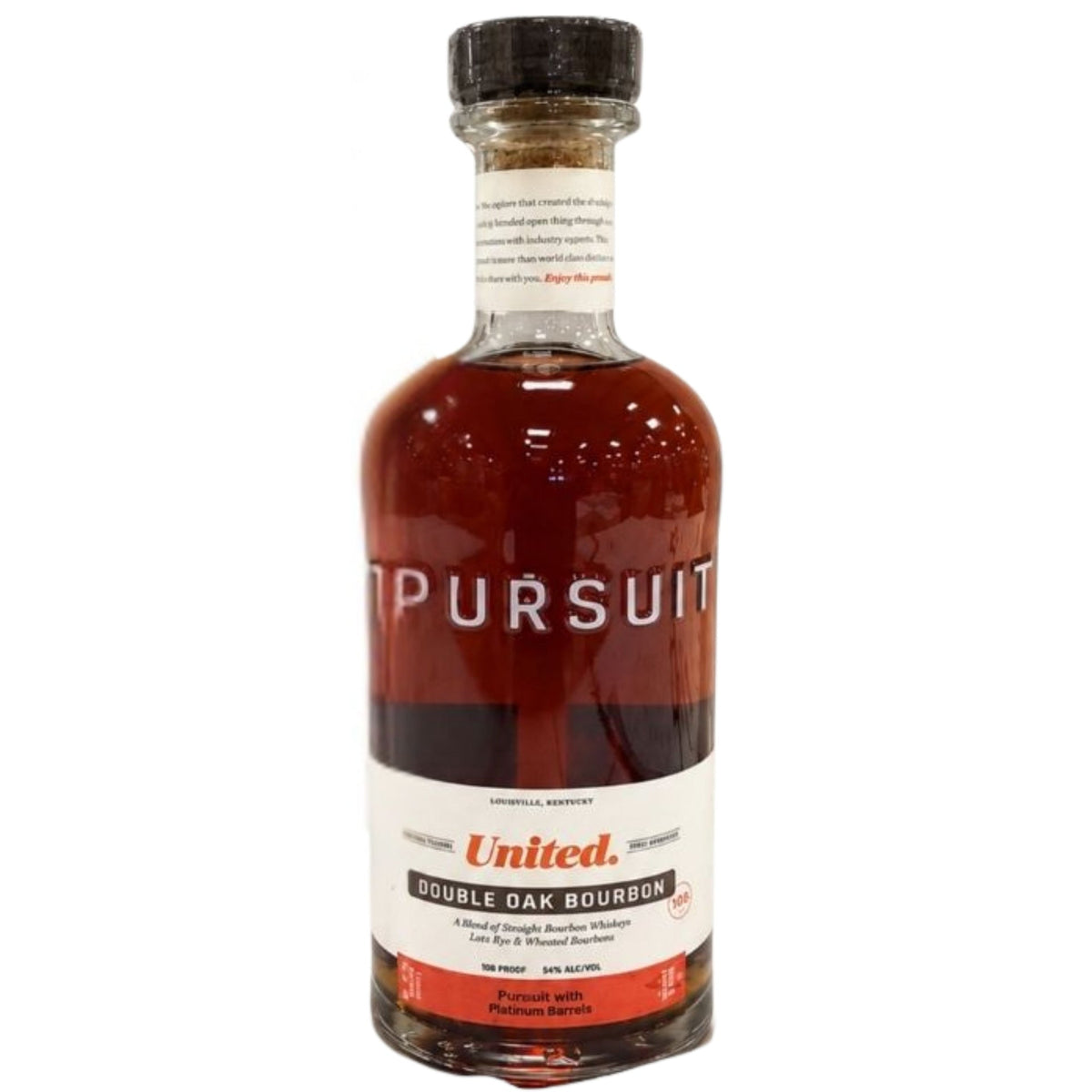 PURSUIT UNITED BOURBON WHEATED DOUBLE OAKED PRIVATE SINGLE BARREL SELECT KENTUCKY 750ML