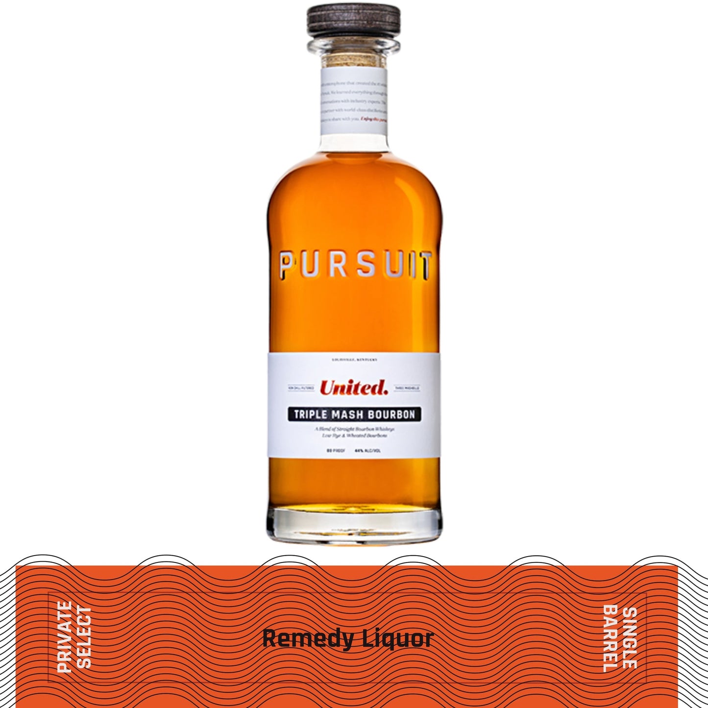 PURSUIT UNITED BOURBON DOUBLE OAKED PRIVATE SINGLE BARREL SELECT KENTUCKY 750ML LIQ