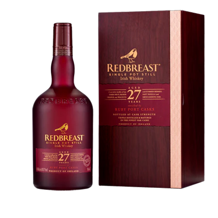 REDBREAST WHISKEY SINGLE POT STILL IRISH 27YR 750ML - Remedy Liquor