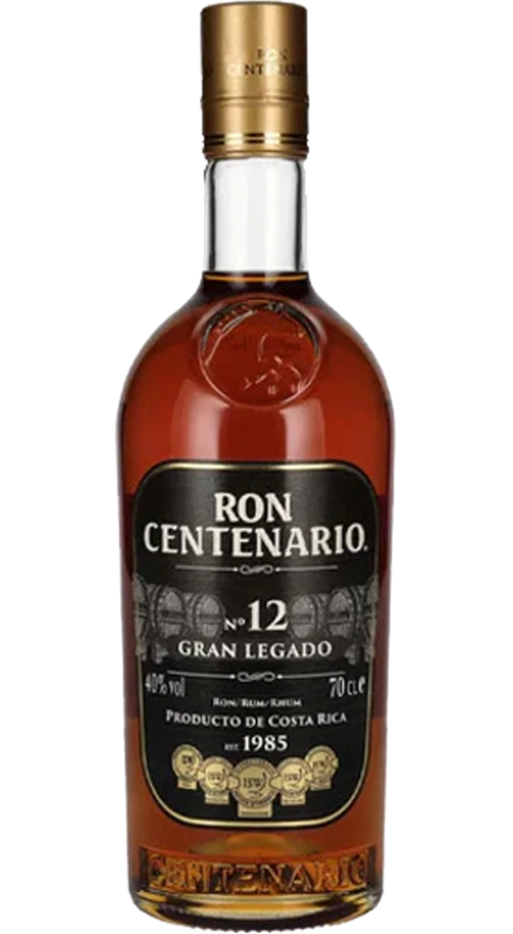 RON CENTENARIO RUM GRAN LEGADO 12YR 750ML