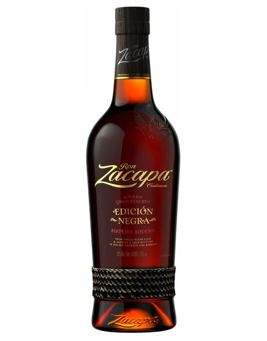 RON ZACAPA RUM CENTENARIO EDICION NEGRA GRAN RESERVA GUATEMALA 750ML Spirits