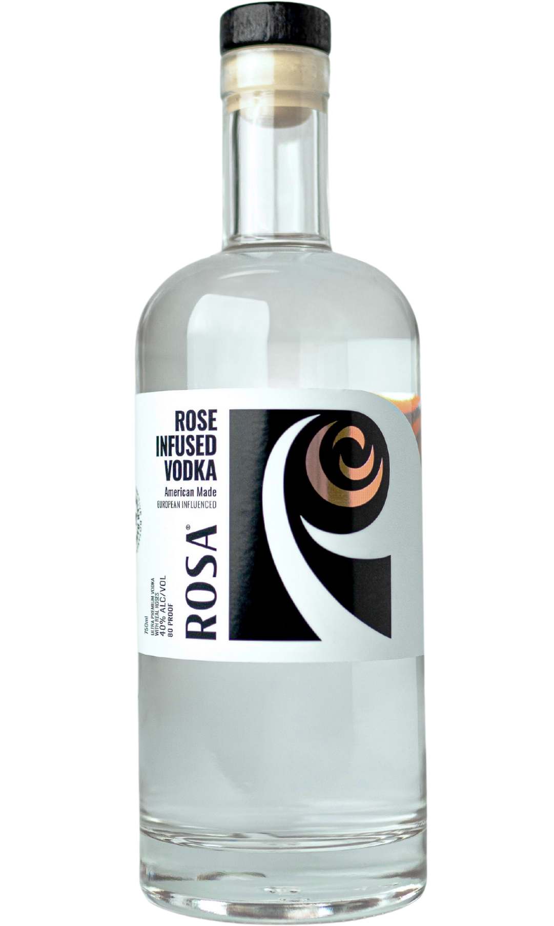 ROSA VODKA AUTHENTIC ROSE INFUSED VODKA DISTILLED IN OREGON 750ML