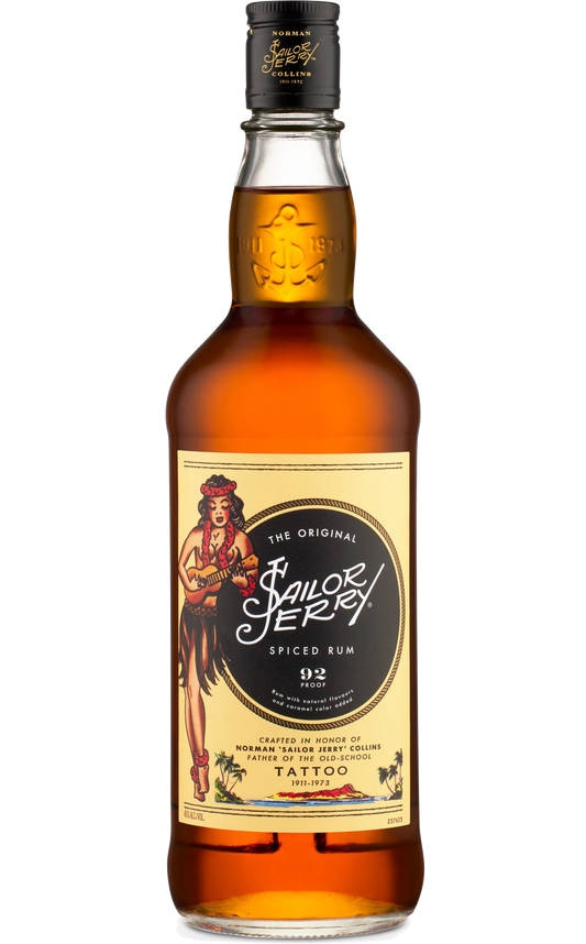 SAILOR JERRY RUM SPICED 750ML Spirits