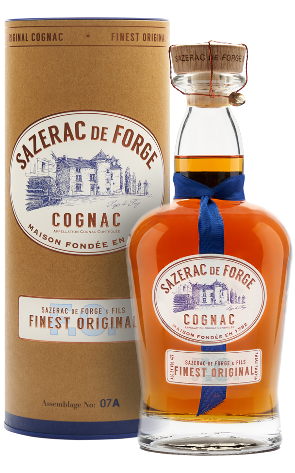SAZERAC DE FORGE COGNAC FINEST ORIGINAL FRANCE 750ML LIQ