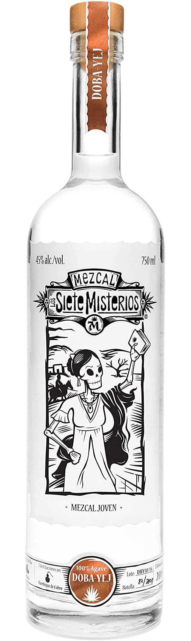 SIETE MISTERIOS MEZCAL JOVEN 90PF 750ML