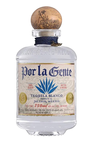 POR LA GENTE TEQUILA SILVER 750ML