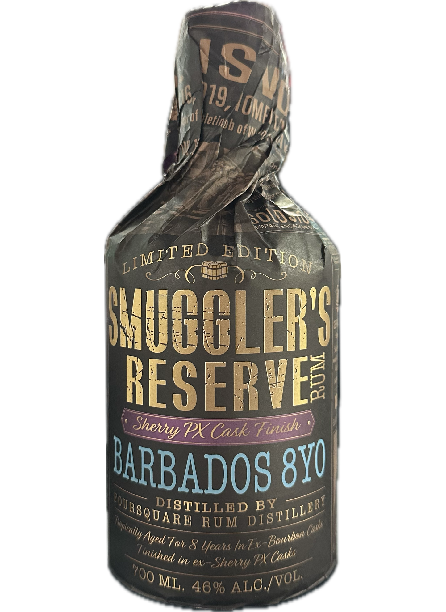 SMUGGLERS RESERVE RUM SHERRY CASK BARBADOS 8YR 750ML