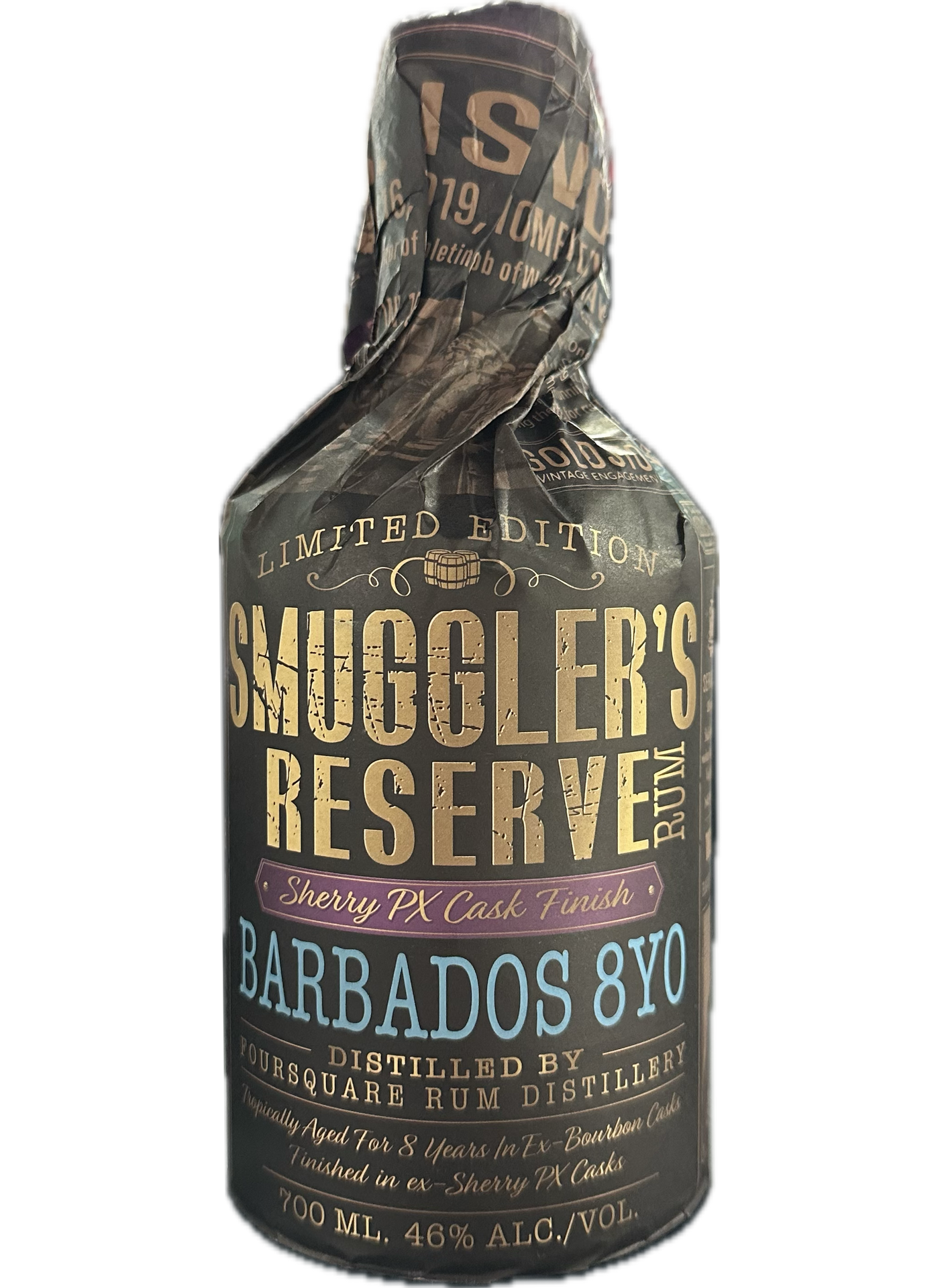 SMUGGLERS RESERVE RUM SHERRY CASK BARBADOS 8YR 700ML LIQ