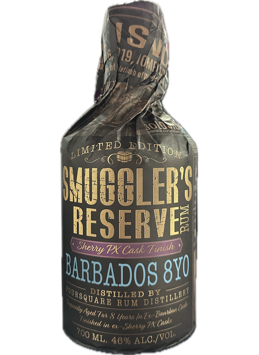SMUGGLERS RESERVE RUM SHERRY CASK BARBADOS 8YR 700ML LIQ