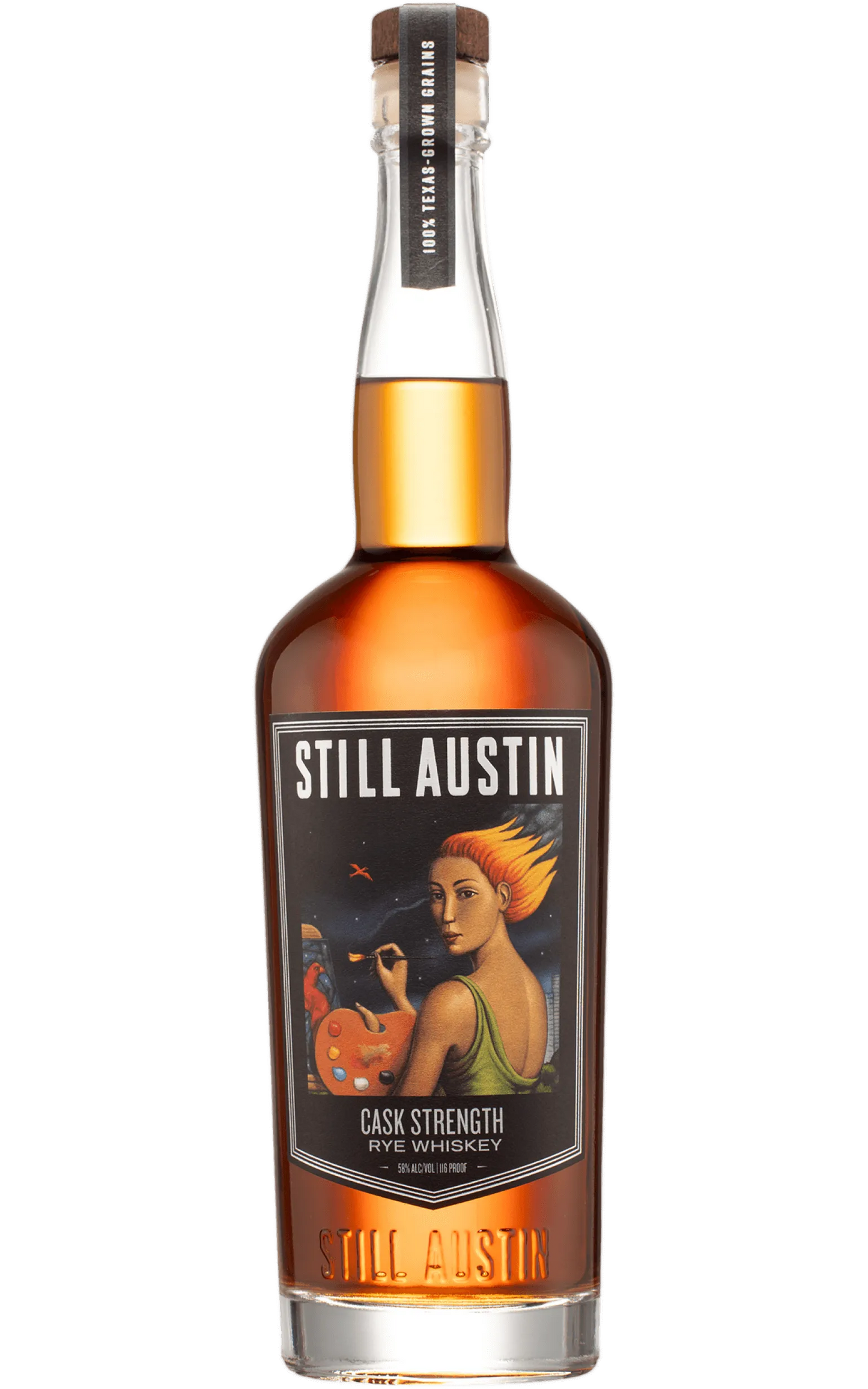 STILL AUSTIN WHISKEY RYE CASK STRENGTH TEXAS 750ML