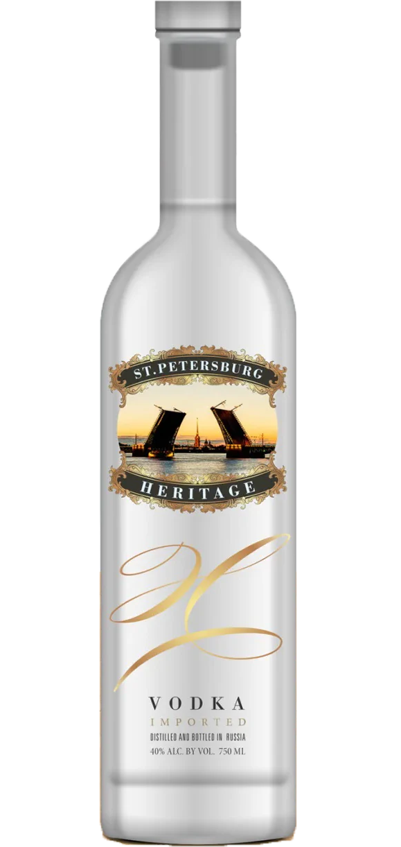 ST PETERSBURG HERITAGE VODKA ULTRA PREMIUM RUSSIA 750ML LIQ