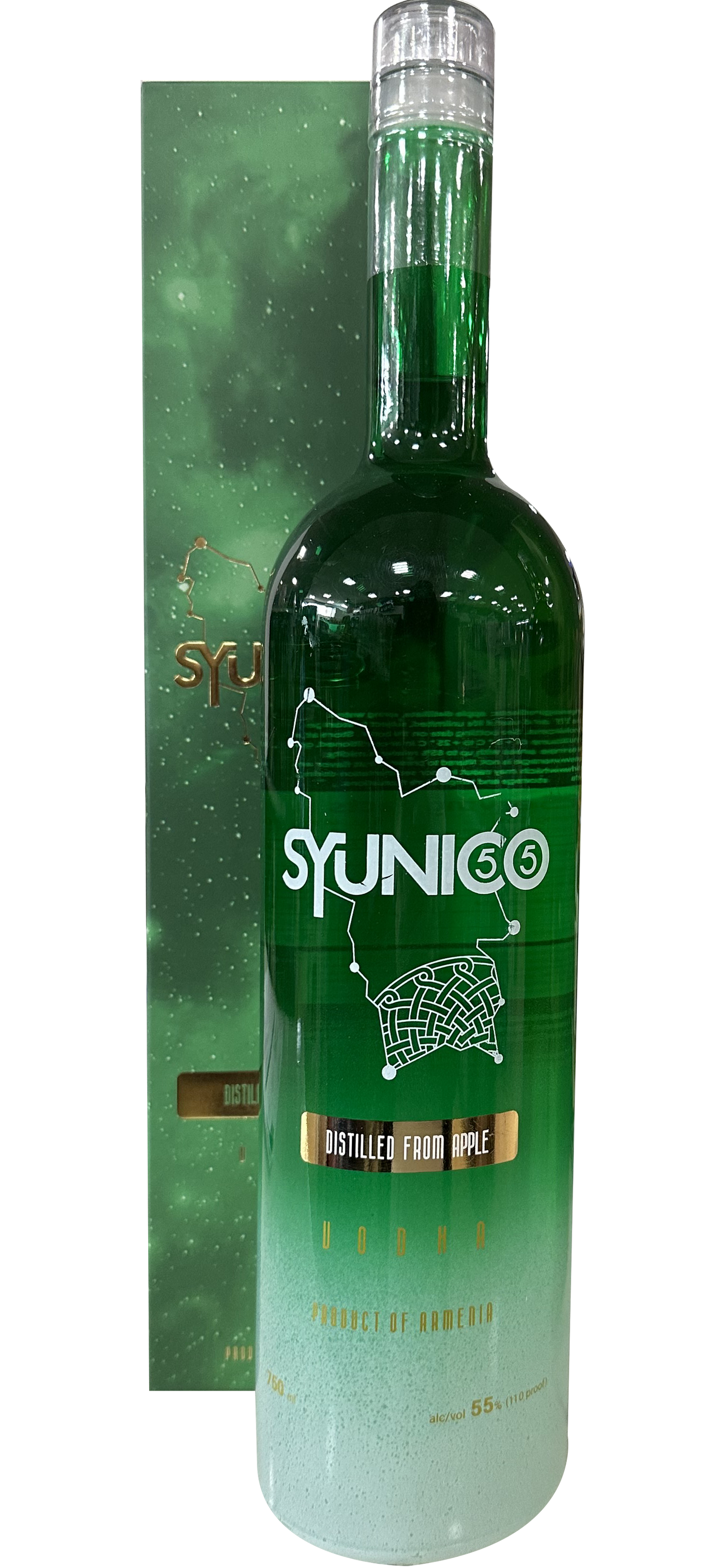 SYUNICO VODKA APPLE ARMENIA 120PF 750ML