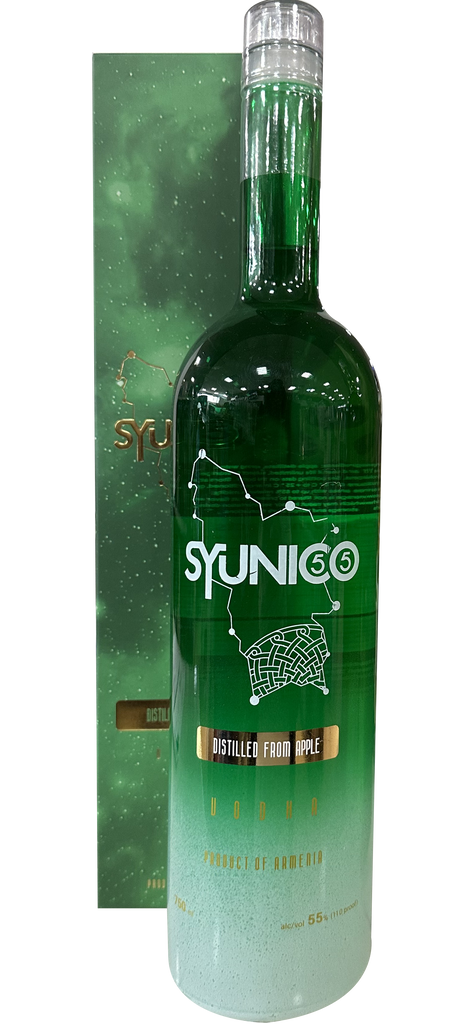 SYUNICO VODKA APPLE ARMENIA 120PF 750ML