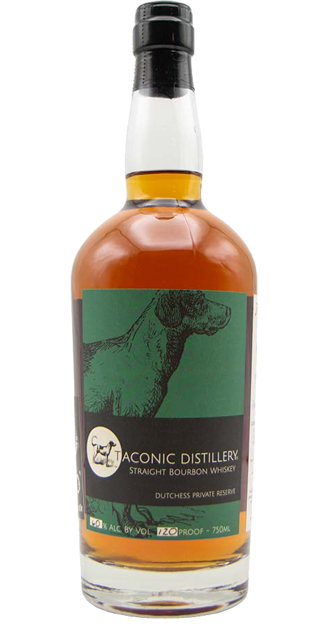 TACONIC DISTILLERY BOURBON WHISKEY STRAIGHT DUTCHESS PRIVATE RESERVE NEW YORK 750ML