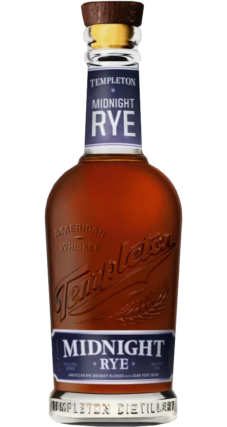 TEMPLETON WHISKEY MIDNIGHT RYE IOWA 750ML