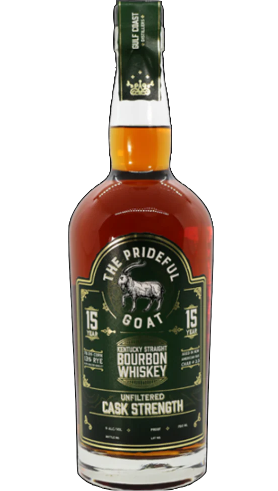 THE PRIDEFUL GOAT BOURBON STRAIGHT UNFILTERED CASK STRENGTH INDIANA 6YR 750ML LIQ