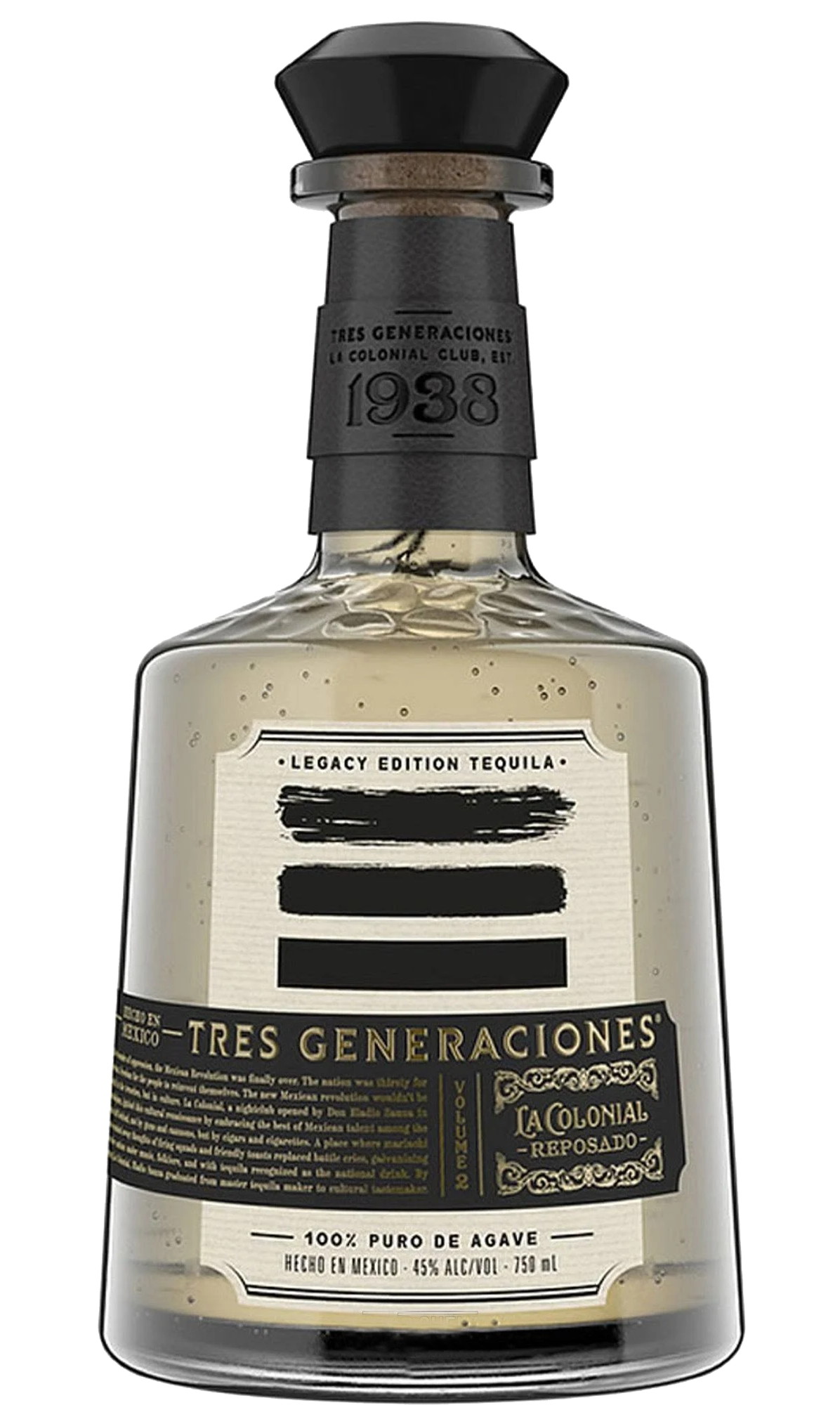 TRES GENERACIONES LA COLONIAL TEQUILA REPOSADO 750ML