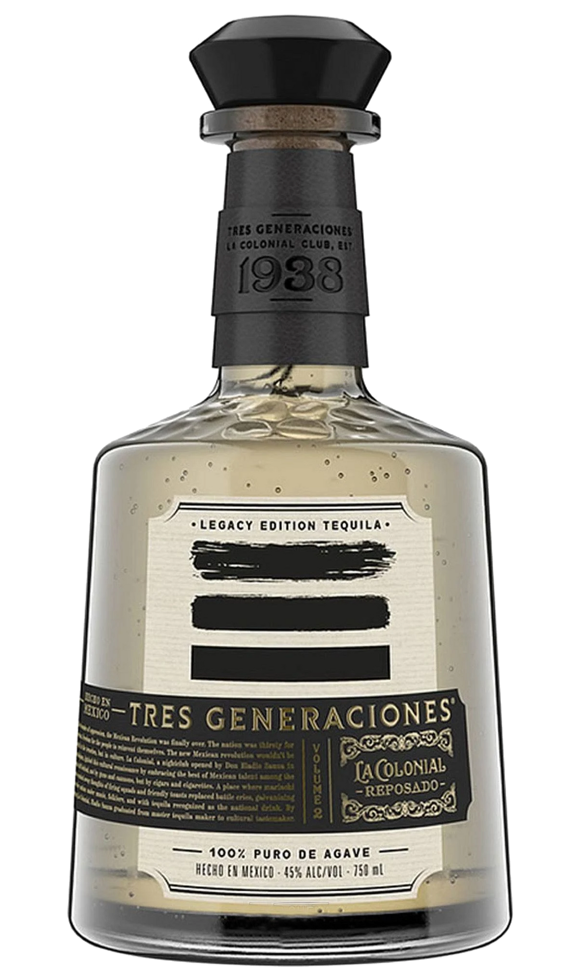 TRES GENERACIONES LA COLONIAL TEQUILA REPOSADO 750ML LIQ