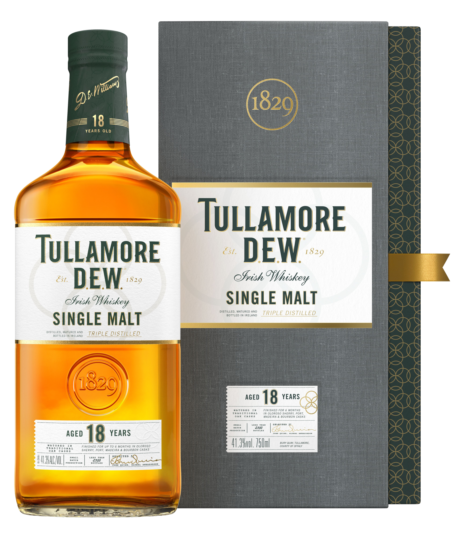 TULLAMORE DEW WHISKEY SINGLE MALT IRISH 18YR 750ML Spirits