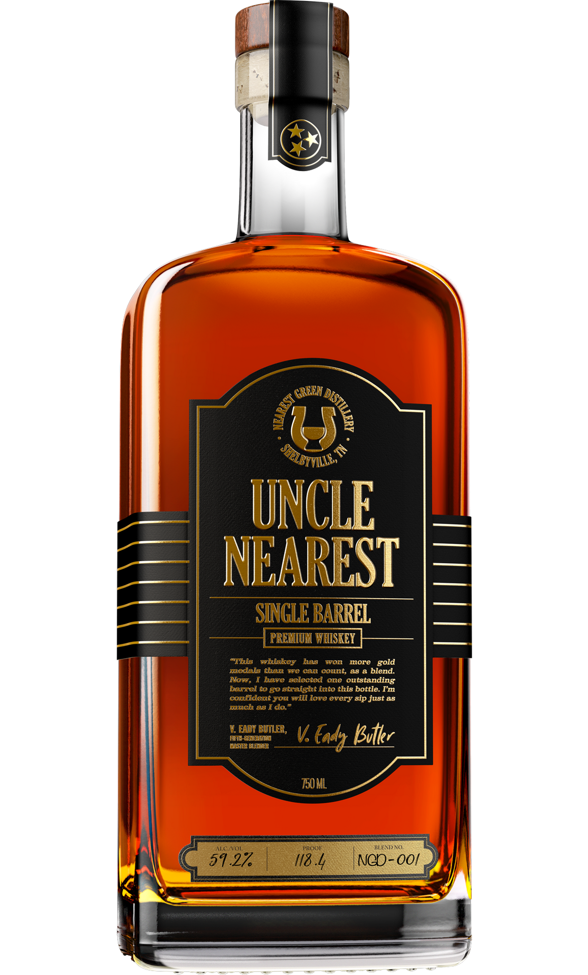 UNCLE NEAREST WHISKEY SINGLE BARREL 750ML LIQ