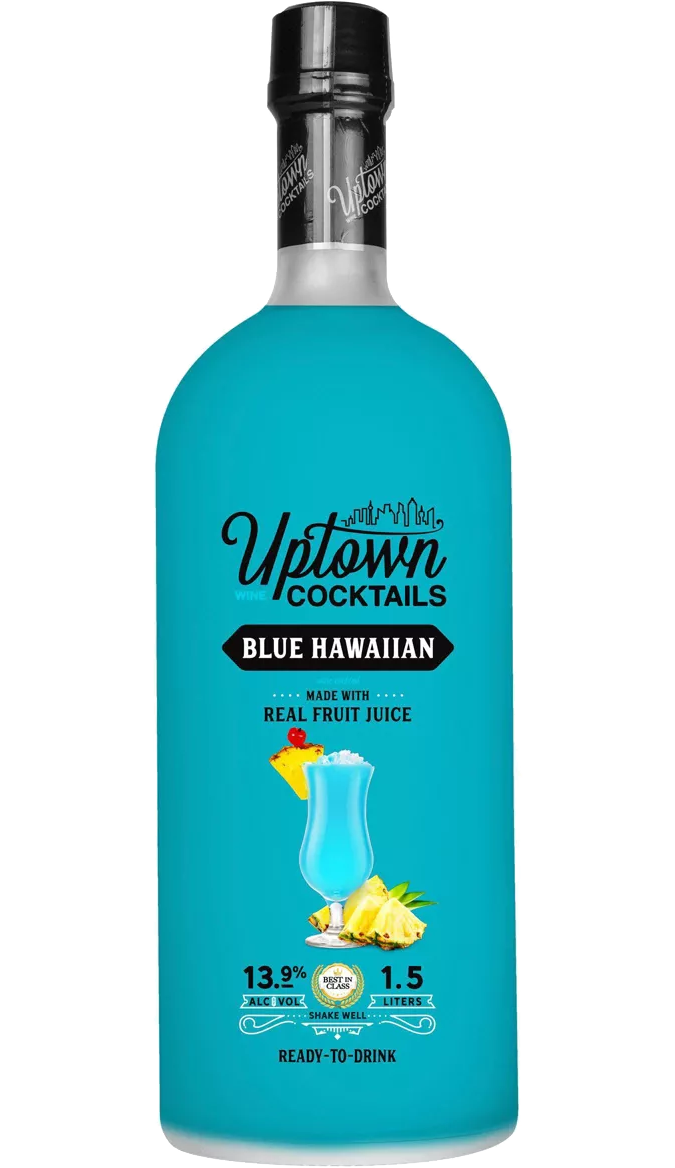 UPTOWN COCKTAILS BLUE HAWAIIAN RTD 1.5LI