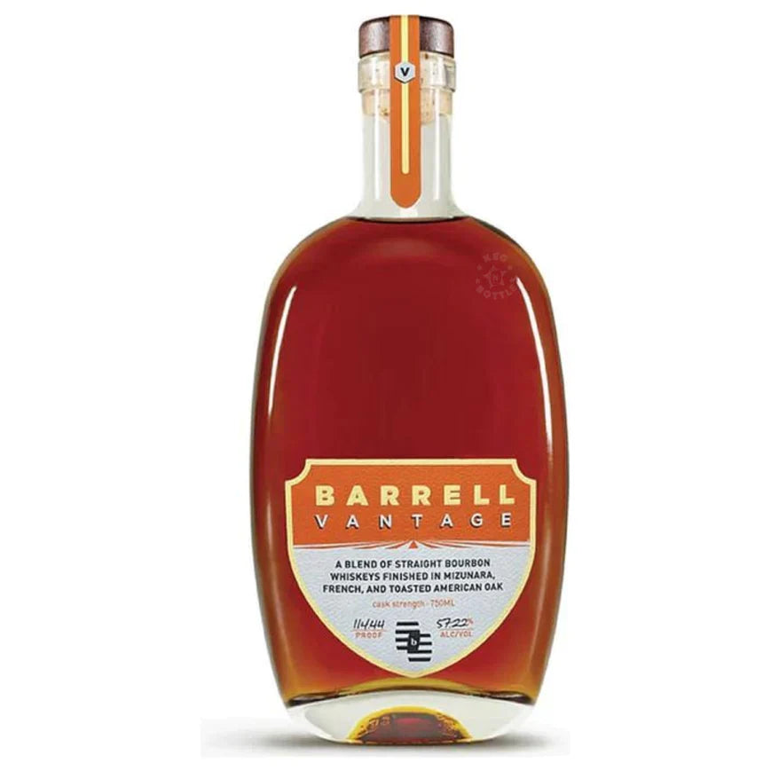 BARRELL VANTAGE BOURBON CASK STRENGTH FINISHED IN MIZUNARA, FRENCH, TOASTED AMERICAN OAK KENTUCKY 750ML