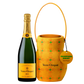 VEUVE CLICQUOT CHAMPAGNE BRUT WITH SUN HOLDER COOLER BUCKET 750ML WINE