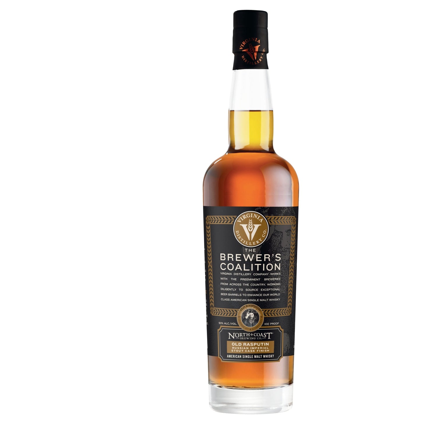 VIRGINIA DISTILLING CO WHISKEY THE BREWERS COALITION OLD RASPUTIN RUSSIAN IMPERIAL STOUT CASK FINISH 700ML LIQ