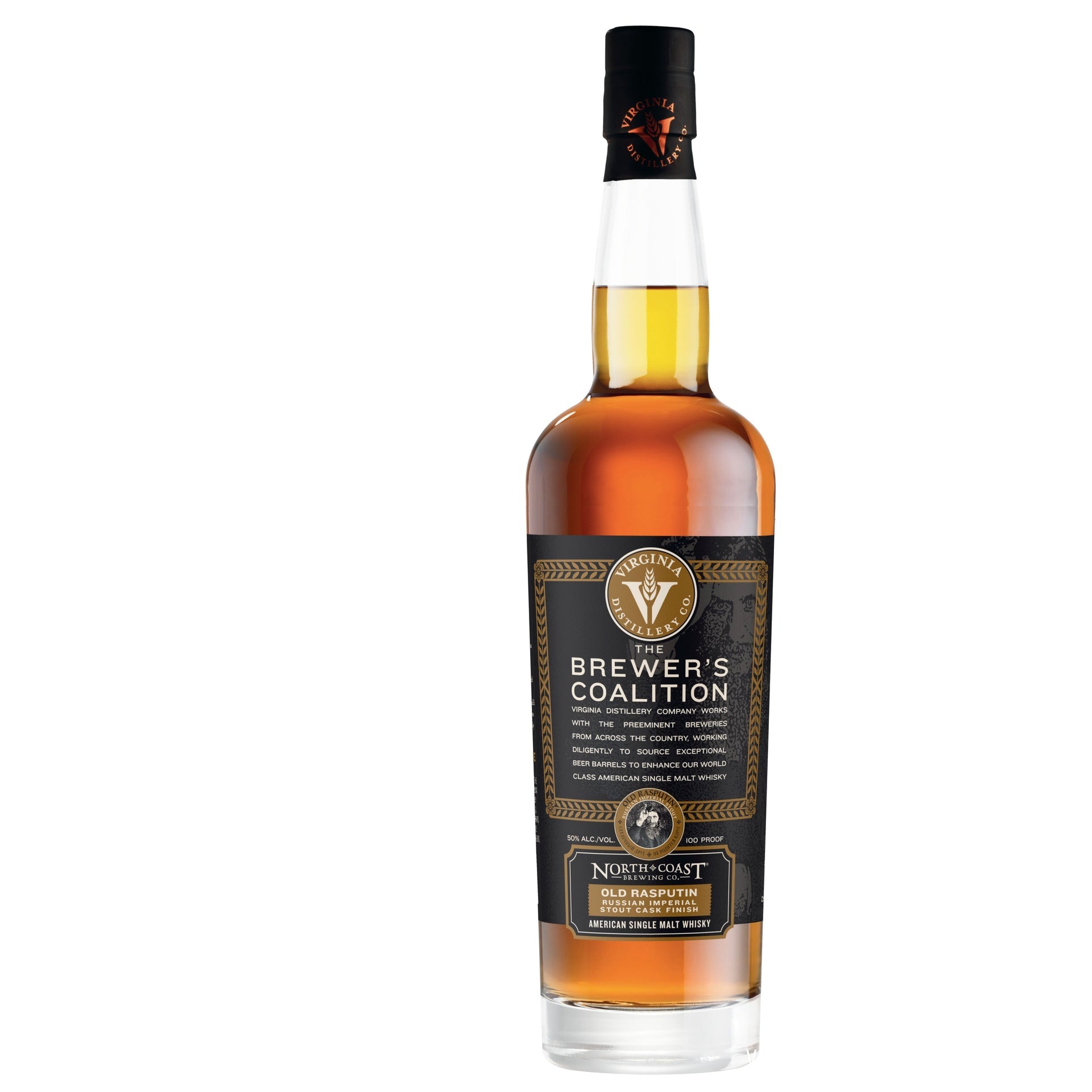 VIRGINIA DISTILLING CO WHISKEY THE BREWERS COALITION OLD RASPUTIN RUSSIAN IMPERIAL STOUT CASK FINISH 700ML LIQ
