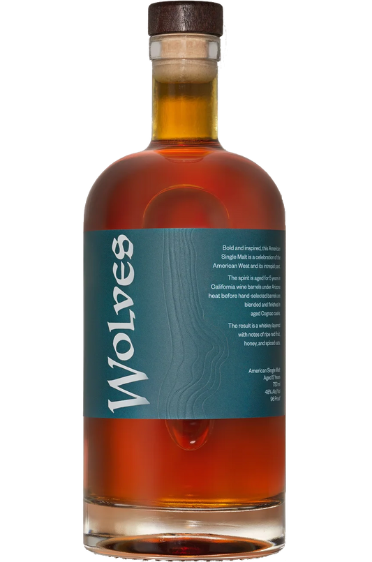 WOLVES WHISKEY SINGLE MALT AMERICAN 5YR 750ML