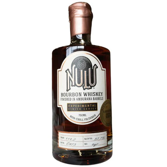 NULU BOURBON EXPERIMENTAL FINISH SERIES FINISHED IN AMBURANA BARRELS KENTUCKY 750ML