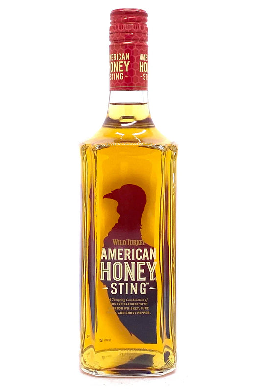 WILD TURKEY LIQUEUR AMERICAN HONEY STING & GHOST PEPPER KENTUCKY 750ML LIQ