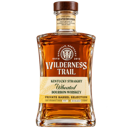 WILDERNESS TRAIL BOURBON WHEATED PRIVATE SINGLE BARREL CASK STRENGTH KENTUCKY 750ML LIQ