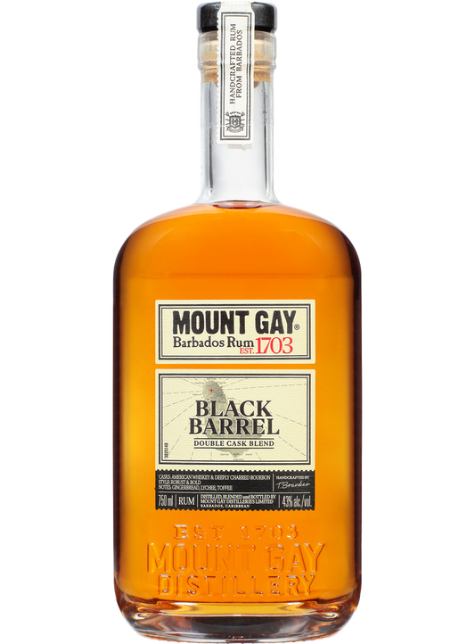 MOUNT GAY RUM BLACK BARREL BARBADOS 86PF 750ML