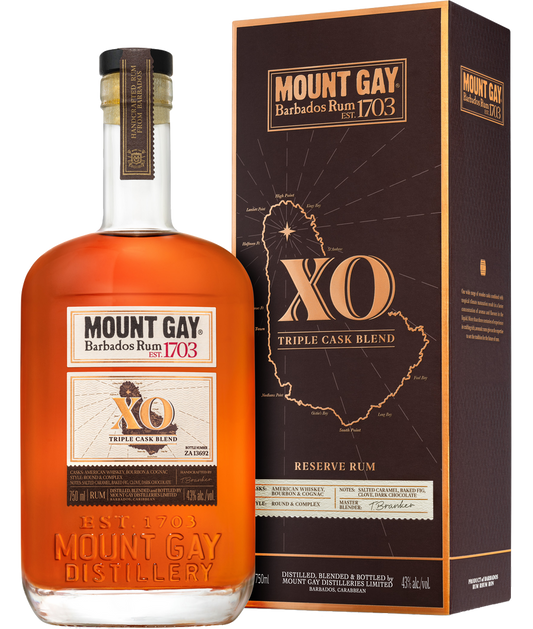 MOUNT GAY RUM XO BARBADOS 750ML