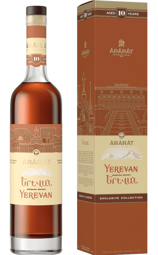 YEREVAN BRANDY COLLECTION RESERVE 10YR 750ML Spirits
