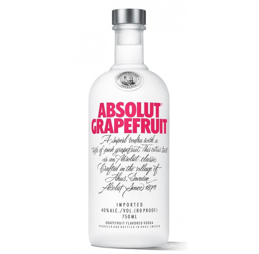 ABSOLUT VODKA GRAPEFRUIT FLAVORED SWEDEN 750ML