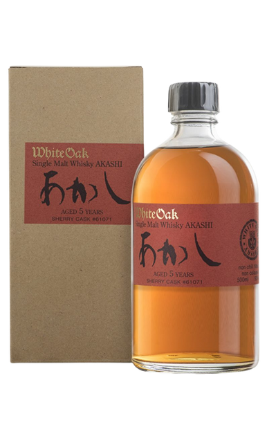 akashi white oak 5 year 750ml