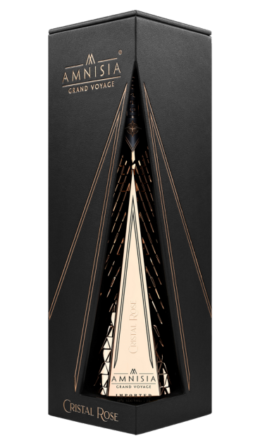 AMNISIA VODKA GRAND VOYAGE CRISTAL ROSE WITH GIFT BOX HANDCRAFTED POLAND 1LI LIQ